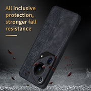 For Huawei Pura 70 Ultra AZNS 3D Embossed Skin Feel Phone Case(Brown)