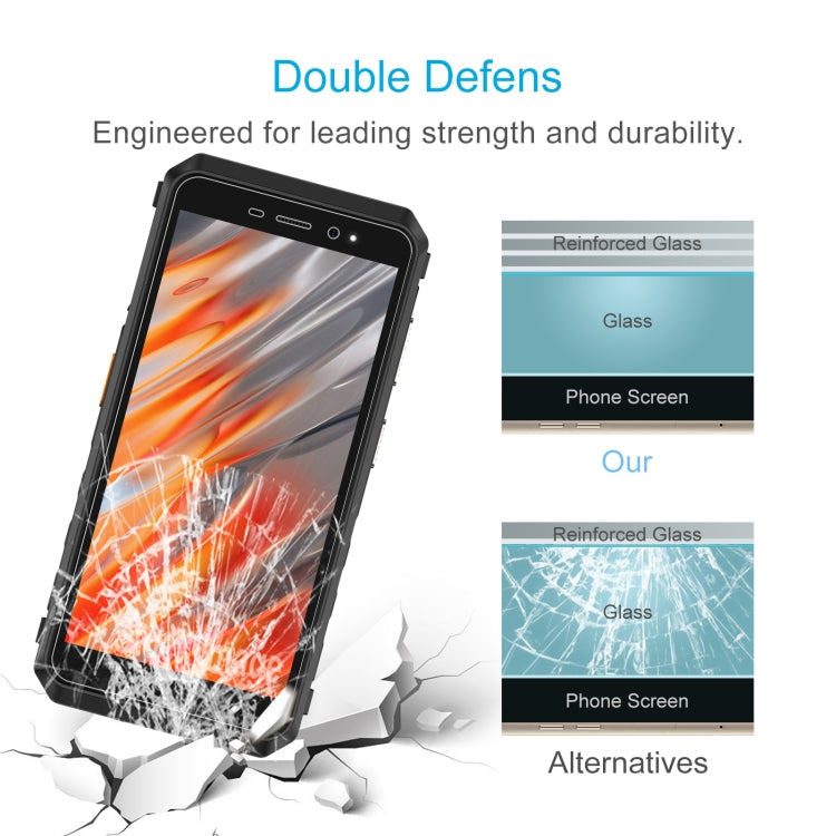 For Ulefone Power Armor X11 10pcs 0.26mm 9H 2.5D Tempered Glass Film