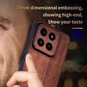 For Xiaomi 14 Pro AZNS 3D Embossed Skin Feel Phone Case(Black)