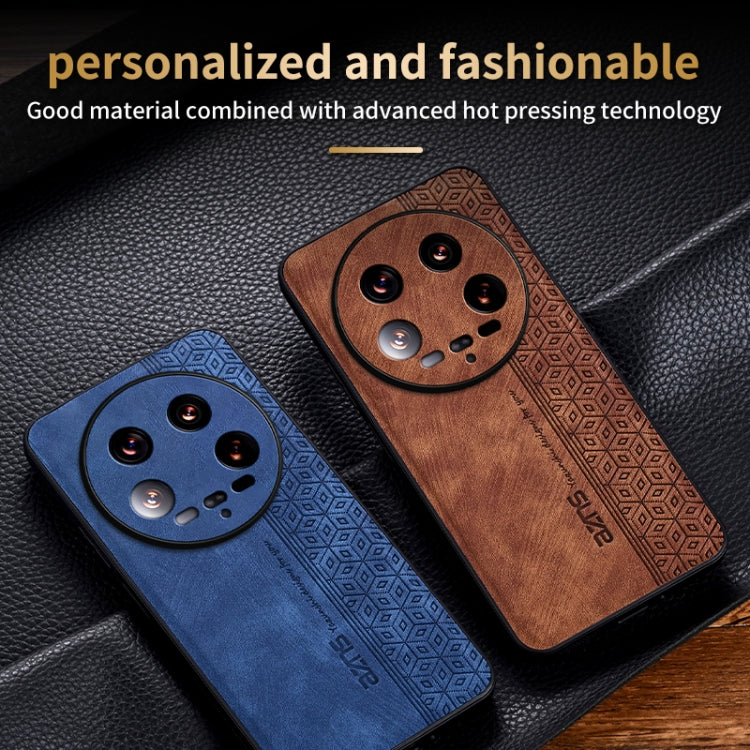 For Xiaomi 14 Ultra AZNS 3D Embossed Skin Feel Phone Case(Black)