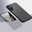 For Samsung Galaxy A25 5G Armor Clear TPU Hybrid PC Phone Case(Matte Black) - Galaxy Phone Cases by PMC TechLife | Online Shopping South Africa | PMC TechLife