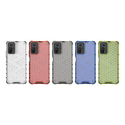 For Xiaomi Note 12S 4G Global Shockproof Honeycomb PC + TPU Phone Case(Blue)