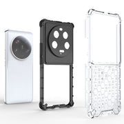 For Xiaomi 13 Ultra Shockproof Honeycomb PC + TPU Phone Case(Blue)