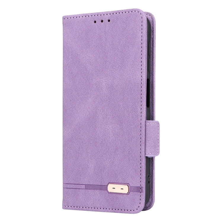 For Samsung Galaxy A25 5G Magnetic Clasp Leather Phone Case(Purple)