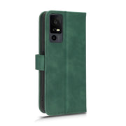 For TCL 40 XE 5G Skin Feel Magnetic Flip Leather Phone Case(Green)