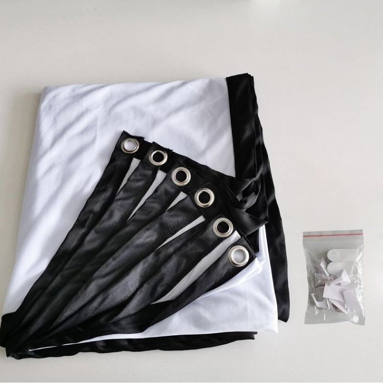 Simple Folding Thin Polyester Projector Film Curtain, Size:150 inch 16:9