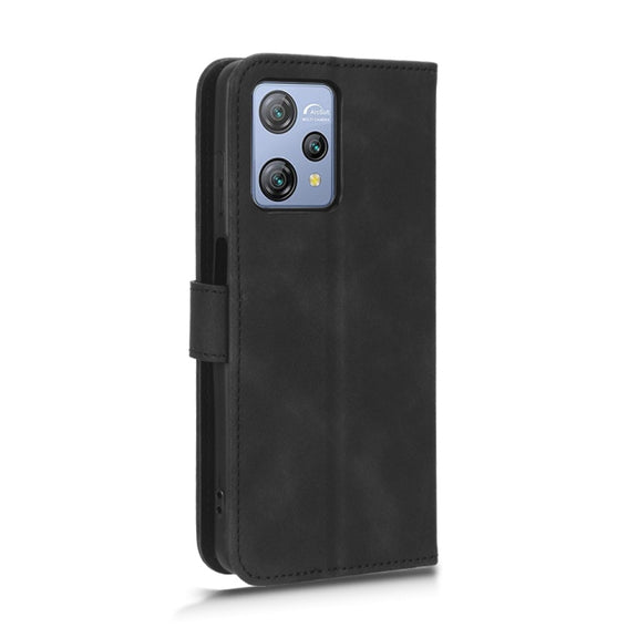 For Blackview A53 Pro Skin Feel Magnetic Flip Leather Phone Case(Black)