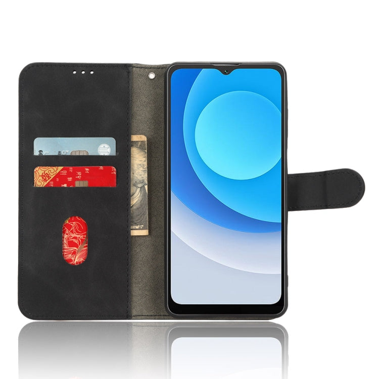 For Blackview A53 Pro Skin Feel Magnetic Flip Leather Phone Case(Black)