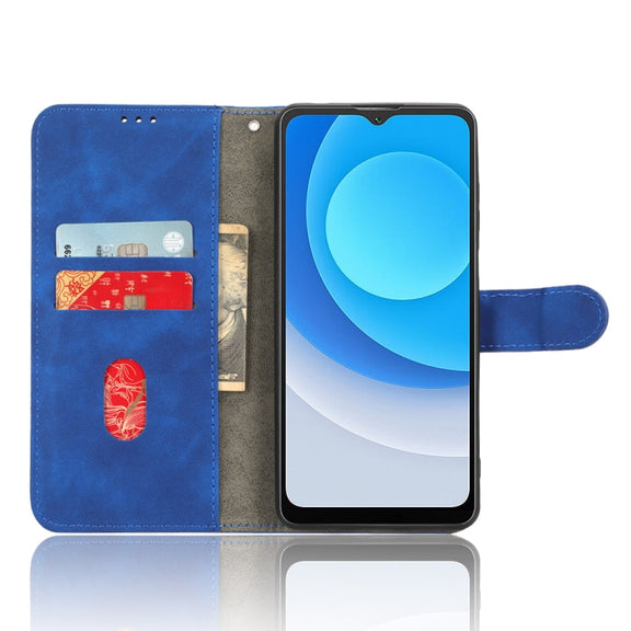 For Blackview A53 Pro Skin Feel Magnetic Flip Leather Phone Case(Blue)