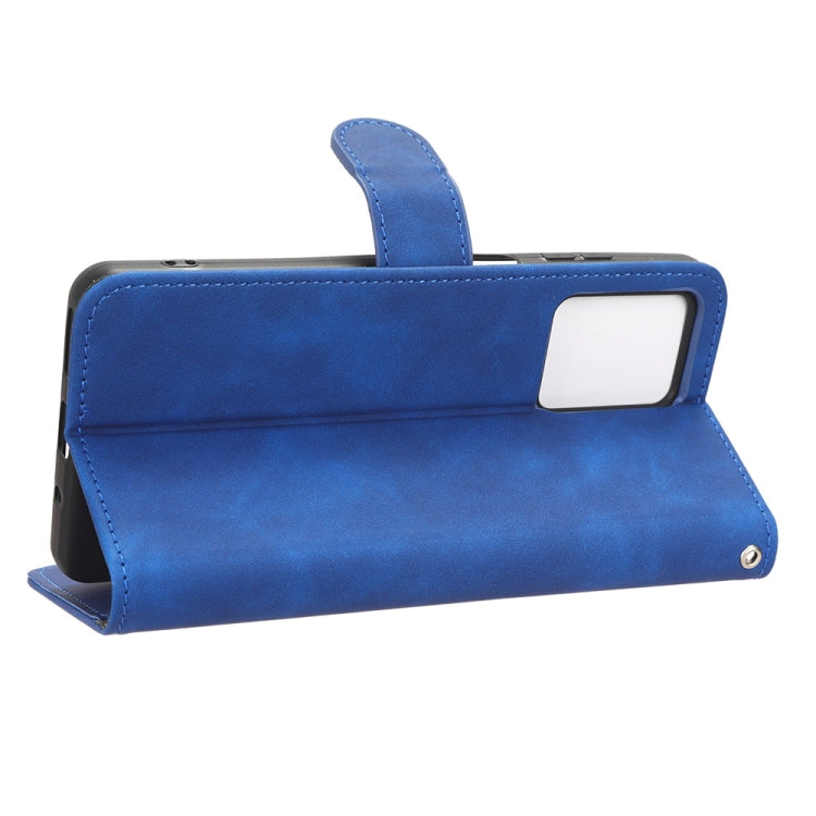 For Blackview A53 Pro Skin Feel Magnetic Flip Leather Phone Case(Blue)