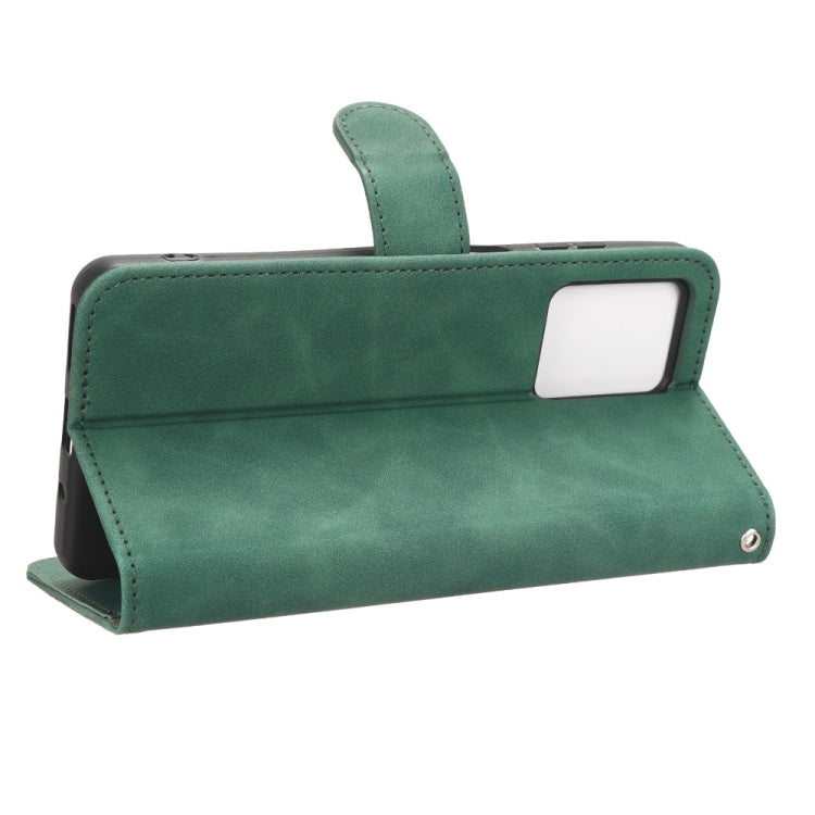 For Blackview A53 Pro Skin Feel Magnetic Flip Leather Phone Case(Green)