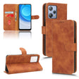For Blackview A53 Pro Skin Feel Magnetic Flip Leather Phone Case(Brown) - More Brand by PMC TechLife | Online Shopping South Africa | PMC TechLife | Buy Now Pay Later Mobicred