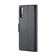 For Samsung Galaxy A70/A70s CaseMe 023 Butterfly Buckle Litchi Texture RFID Anti-theft Leather Phone Case(Black)