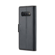 For Samsung Galaxy S10+ CaseMe 023 Butterfly Buckle Litchi Texture RFID Anti-theft Leather Phone Case(Black)