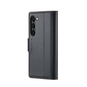 For Samsung Galaxy S24+ CaseMe 023 Butterfly Buckle Litchi Texture RFID Anti-theft Leather Phone Case(Black)