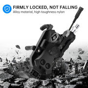 WUPP ZH-1848B1 15W Motorcycle Wireless Fast Charging Phone Navigation Holder, Style:M8 Ball Joint