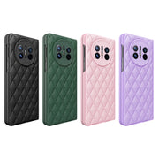For Huawei Mate X3 Diamond Lattice Integrated Leather Phone Case(Black)