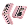 For Huawei P50 Pocket  Litchi Texture PU Shockproof Phone Case(Pink) - Huawei Cases by PMC TechLife | Online Shopping South Africa | PMC TechLife | Buy Now Pay Later Mobicred