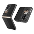 For Huawei P50 Pocket  Litchi Texture PU Shockproof Phone Case(Black) - Huawei Cases by PMC TechLife | Online Shopping South Africa | PMC TechLife | Buy Now Pay Later Mobicred