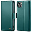 For iPhone 13 CaseMe 023 Butterfly Buckle Litchi Texture RFID Anti-theft Leather Phone Case(Pearly Blue) - iPhone 13 Cases by CaseMe | Online Shopping South Africa | PMC TechLife | Buy Now Pay Later Mobicred
