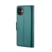 For iPhone 11 CaseMe 023 Butterfly Buckle Litchi Texture RFID Anti-theft Leather Phone Case(Pearly Blue)
