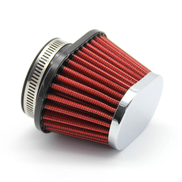55mm XH-UN073 Mushroom Head Style Car Modified Air Filter Motorcycle Exhaust Filter(Red)