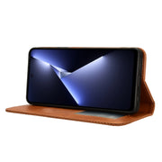 For Tecno Pova 5 Pro LH8n Magnetic Buckle Retro Texture Leather Phone Case(Brown)