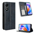 For Honor X5 Plus Magnetic Buckle Retro Texture Leather Phone Case(Blue) - free shipping - PMC TechLife - Order now!