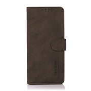 For Xiaomi Redmi 13C KHAZNEH Matte Texture Leather Phone Case(Brown)