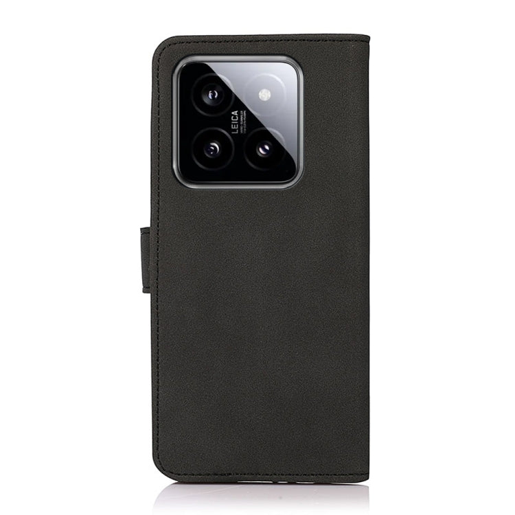 For Xiaomi 14 Pro KHAZNEH Matte Texture Leather Phone Case(Black)