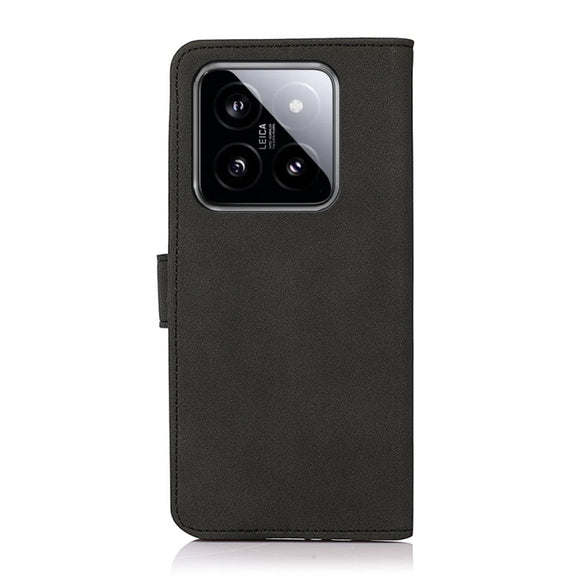 For Xiaomi 14 Pro KHAZNEH Matte Texture Leather Phone Case(Black)