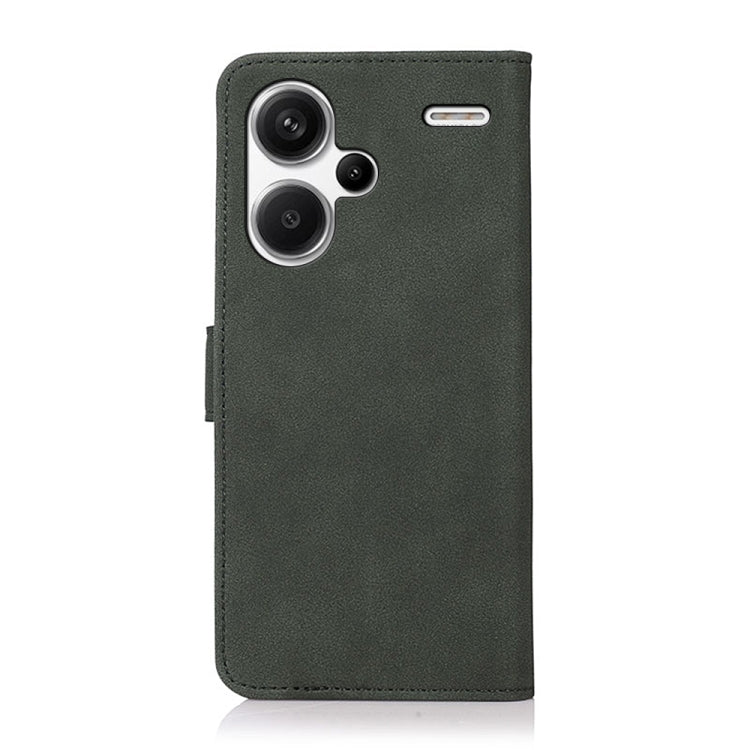 For Xiaomi Redmi Note 13 Pro+ 5G Global KHAZNEH Matte Texture Leather Phone Case(Green)