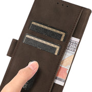 For Xiaomi Redmi K70E / POCO X6 Pro KHAZNEH Matte Texture Leather Phone Case(Brown)
