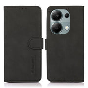 For Xiaomi Redmi Note 13 Pro 4G / POCO M6 Pro KHAZNEH Matte Texture Leather Phone Case(Black)