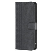For Xiaomi 13 Pro Plaid Embossed Leather Phone Case(Black)