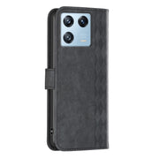 For Xiaomi 13 Pro Plaid Embossed Leather Phone Case(Black)