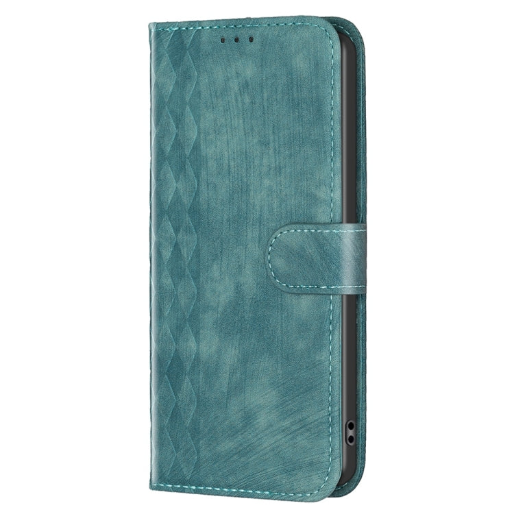 For Xiaomi 13 Lite 5G / Civi 2 Plaid Embossed Leather Phone Case(Green)