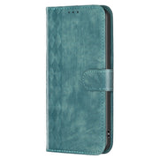 For Xiaomi 13 Lite 5G / Civi 2 Plaid Embossed Leather Phone Case(Green)