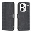 For Xiaomi Redmi Note 13 Pro+ 5G Plaid Embossed Leather Phone Case(Black) - Note 13 Pro+ Cases by PMC TechLife | Online Shopping South Africa | PMC TechLife | Buy Now Pay Later Mobicred