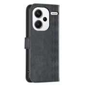 For Xiaomi Redmi Note 13 Pro+ 5G Plaid Embossed Leather Phone Case(Black)
