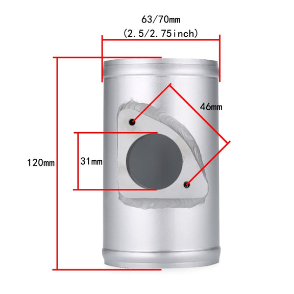 63mm XH-UN608 Car Modified Engine Air Flow Meter Flange Intake Sensor for Mazda Atenza / Axela