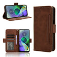 For Motorola Moto G54 5G Skin Feel Calf Texture Card Slots Leather Phone Case(Brown) - Motorola Cases by PMC TechLife | Online Shopping South Africa | PMC TechLife | Buy Now Pay Later Mobicred