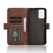 For Motorola Moto G04 / G24 Skin Feel Calf Texture Card Slots Leather Phone Case(Brown)