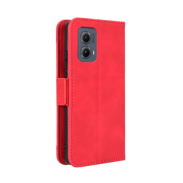For Motorola Edge 2024 5G Skin Feel Calf Texture Card Slots Leather Phone Case(Red)