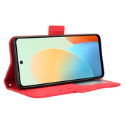 For Tecno Spark Go 2024 / Spark 20C Skin Feel Calf Texture Card Slots Leather Phone Case(Red)