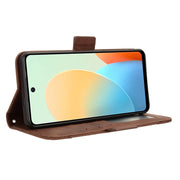 For Tecno Spark Go 2024 / Spark 20C Skin Feel Calf Texture Card Slots Leather Phone Case(Brown)