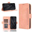 For Google Pixel 8 Pro Skin Feel Calf Texture Card Slots Leather Phone Case(Pink) - Google Cases by PMC TechLife | Online Shopping South Africa | PMC TechLife | Buy Now Pay Later Mobicred