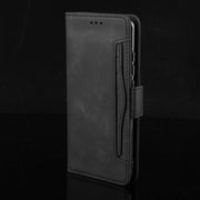 For Google Pixel 9 Pro Skin Feel Calf Texture Card Slots Leather Phone Case(Black)