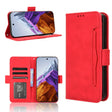 For Google Pixel 9 Skin Feel Calf Texture Card Slots Leather Phone Case(Red) - Google Cases by PMC TechLife | Online Shopping South Africa | PMC TechLife | Buy Now Pay Later Mobicred