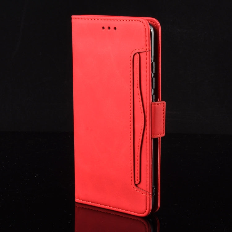 For Google Pixel 9 Skin Feel Calf Texture Card Slots Leather Phone Case(Red)